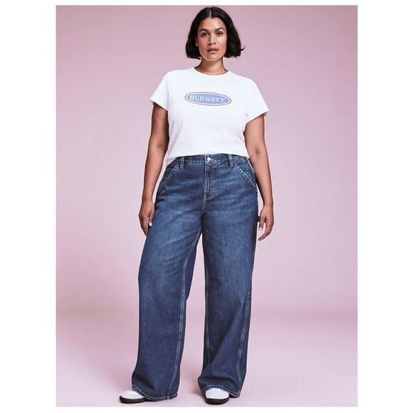 Old Navy 90s Streetwear Reissue Loose Fit Wide Leg Tall Inseam Cargo Painter’s P - Picture 1 of 10